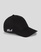 Karl Lagerfeld Памучна шапка с козирка K/SIGNATURE