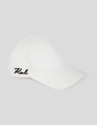 Karl Lagerfeld Памучна шапка с козирка K/SIGNATURE