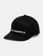 Karl Lagerfeld Памучна шапка с козирка в черно 554101.805641