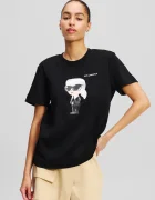 Karl Lagerfeld Памучна тениска IKON AQUARELLE