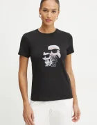 Karl Lagerfeld Памучна тениска IKON RS