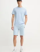 Karl Lagerfeld Памучна тениска в черно с апликация A1M44017