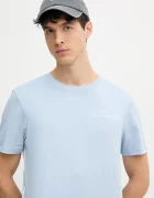 Karl Lagerfeld Памучна тениска в черно с апликация A1M44017