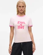 Karl Lagerfeld Памучна тениска x Paris Hilton