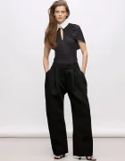 Karl Lagerfeld Панталон с вълна Studio