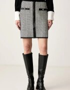 Karl Lagerfeld пола с памук черна B4W12029