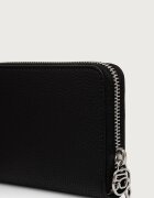 Karl Lagerfeld портфейл дамски от имитация на кожа черен B4W32028