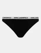 Karl Lagerfeld прашки дамски от памук с еластан 3 броя черни B1W47015