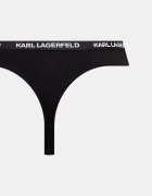 Karl Lagerfeld прашки дамски от памук с еластан 7 броя розови B1W47016
