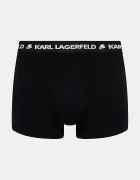 Karl Lagerfeld прилепнали боксерки мъжки от памук с еластан 3 броя многоцветни A1M47151
