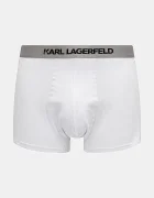 Karl Lagerfeld прилепнали боксерки мъжки от памук с еластан 3 броя сиви A1M47020