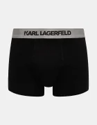 Karl Lagerfeld прилепнали боксерки мъжки от памук с еластан 3 броя сиви A1M47020