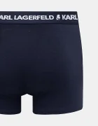 Karl Lagerfeld прилепнали боксерки мъжки от памук с еластан 3 броя тъмносини A1M47151