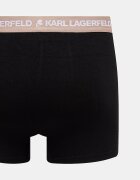 Karl Lagerfeld прилепнали боксерки мъжки от памук с еластан LOGO TRUNK 5 броя черни B1M47030