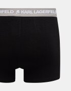 Karl Lagerfeld прилепнали боксерки мъжки от памук с еластан LOGO TRUNK 5 броя черни B1M47030
