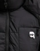 Karl Lagerfeld Пухено яке IKON в черно зимен модел A3W15020