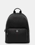 Karl Lagerfeld Раница K/MONOGRAM в черно голям размер с изчистен дизайн A1M30096