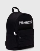 Karl Lagerfeld Раница в черно голям размер с изчистен дизайн