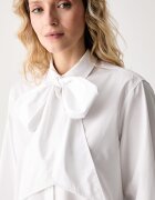 Karl Lagerfeld риза дамска от памук бяла A4W11009