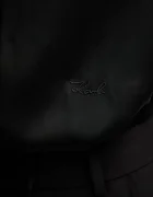 Karl Lagerfeld Риза дамска в черно със свободна кройка с класическа яка A4W11040