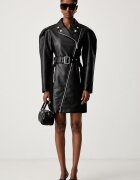 Karl Lagerfeld рокля черна с изчистена шарка B3W13001