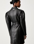 Karl Lagerfeld рокля черна с изчистена шарка B3W13001