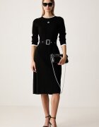 Karl Lagerfeld с вискоза черен B4W13027