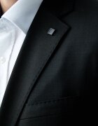Karl Lagerfeld сако с едноредно закопчаване мъжко с добавена вълна черно 500090.155601