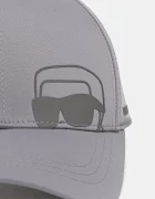 Karl Lagerfeld Шапка с козирка в сиво 561124.805611