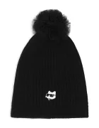 Karl Lagerfeld шапка с помпон за деца черна Z31425