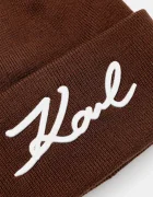 Karl Lagerfeld Шапка с вълна K/SIGNATURE в кафяво B1W33016