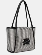 Karl Lagerfeld шопинг чанта дамска K/AUTOGRAPH бяла B3W30313