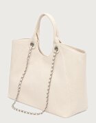 Karl Lagerfeld шопинг чанта дамска от памук K/RSG бежова B3W50068