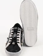 Karl Lagerfeld Skool маратонки дамски от кожа черни KL60116S