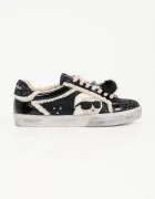 Karl Lagerfeld Skool ниски кецове дамски черни ниски KL60130L