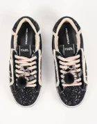 Karl Lagerfeld Skool ниски кецове дамски черни ниски KL60130L