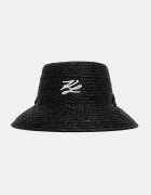 Karl Lagerfeld сламена шапка дамска K/AUTOGRAPH черна B3W46050