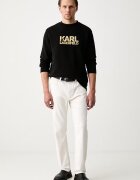 Karl Lagerfeld суичър мъжки от памук черен 500917.705780