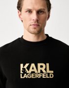 Karl Lagerfeld суичър мъжки от памук черен 500917.705780