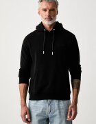 Karl Lagerfeld суичър с качулка мъжки с памук черен 563900.705018