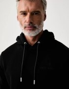 Karl Lagerfeld суичър с качулка мъжки с памук черен 563900.705018