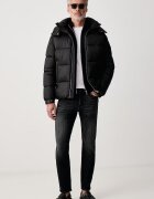 Karl Lagerfeld суичър с цип мъжки черен 564902.705014