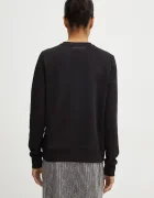 Karl Lagerfeld Суичър в черно с апликация 246W1817