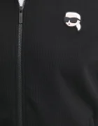 Karl Lagerfeld Суичър в черно с апликация 500900.705712