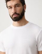 Karl Lagerfeld тениска basic мъжка от памук с еластан 2 броя бяла A1M47097