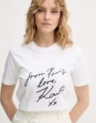 Karl Lagerfeld тениска дамска памучна бяла B2W17104