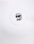 Karl Lagerfeld тениска дамска памучна IKON бяла B2W17026