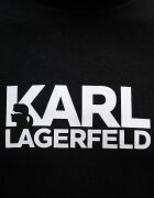 Karl Lagerfeld тениска мъжка от памук черна 500235.755780