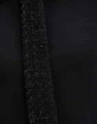 Karl Lagerfeld Тениска с яка дамска в черно B1W17011