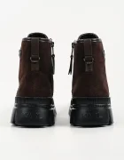 Karl Lagerfeld туристически обувки мъжки от велур Trekka Mens Nft кафяви KL25252